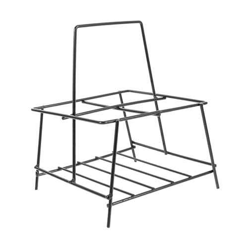 Garneck Beer Bottle Holder Portable Handheld Rack for Organizing Beer and Bottles Sturdy Design and -Aging for Home Bar and Pantry Storage