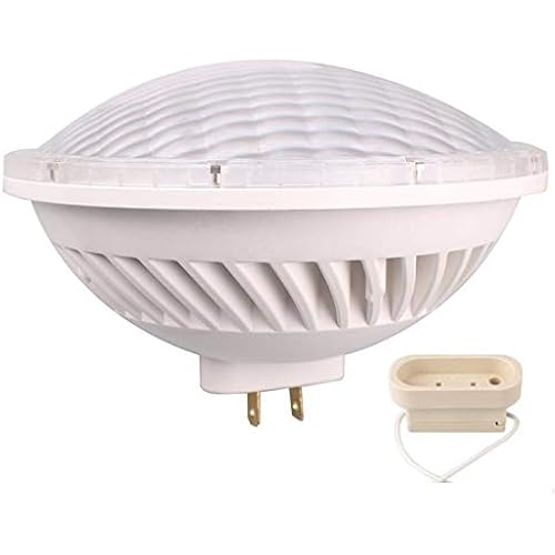 BAOMING PAR-56 LED Bulb Dimmable 28W Cool White (6000~6300K) SMD LED Spot Light 24°Beam Angle Replace Standard PAR 56 300 Watt Light AC/120V Base Type: GX16D