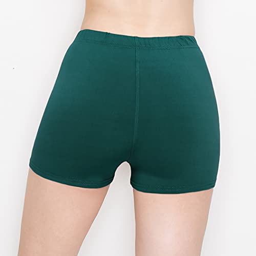 Image of ALWAYS Faux Leather Shorts - High Waist Active Stretch Yoga Short Pants for Women