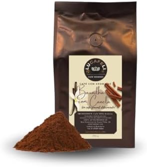 LUCAFELI Café Gourmet Aromatizado Baunilha com canela 100% Arábic...