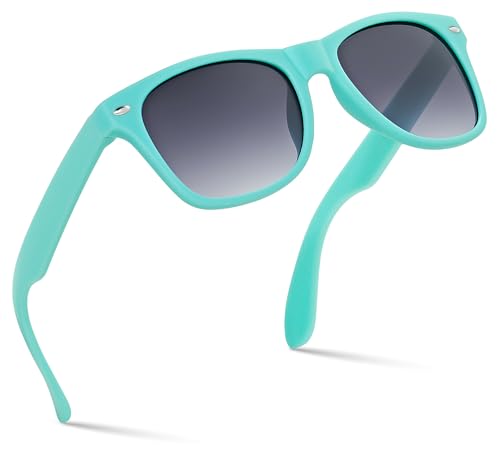 Image of Retro Rewind Kids Sunglasses for Boys Girls Age 3-12 - Shatterproof UV400 Toddler Children Sun Glasses
