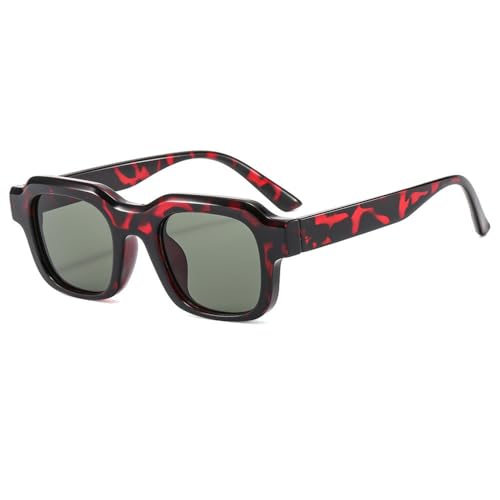 Lunettes de soleil rétro gris jaune avec verres sable nuances UV400