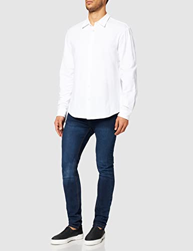 BOSS Hugo Maicol Camicia, Bianco 100, XL Uomo