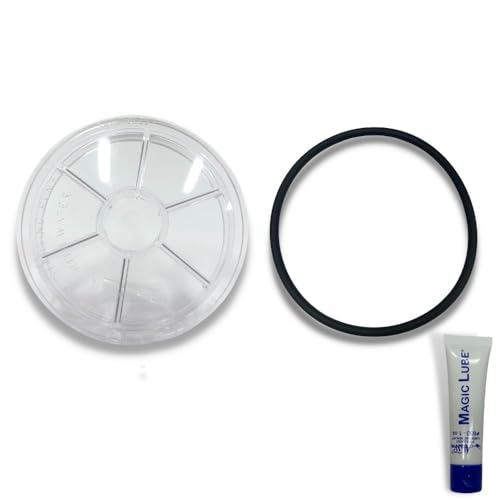 DPM Durable Replacement Pump Lid & Lid O-Ring for Pentair Whisperflo Intelliflo Swimming Pool Pump | Made in USA | Replacement for 357151 V20-390 | O Ring & Teflon Magic Lube Included