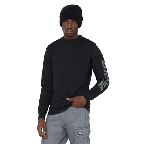 Dickies, Men's, OKEMO GRAPHIC SWEATSHIRT (BCI), BLACK, L