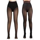 2 pares de medias con forro polar para mujer, XL