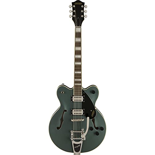 Gretsch G2622T Streamliner™ Bloc double coupe avec Bigsby® Vert Stirling - Les Beatles, Paul McCartney, John Lennon, RIngo Starr, George Harrison Gretsch G2622T Streamliner™ Bloc double coupe avec Bigsby® Vert Stirling – Image 3