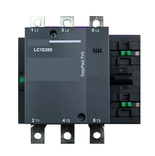 Contacteur tripolaire 200A LC1E200M5N à coupure nette 3 NO bobine 220V CA haute puissance