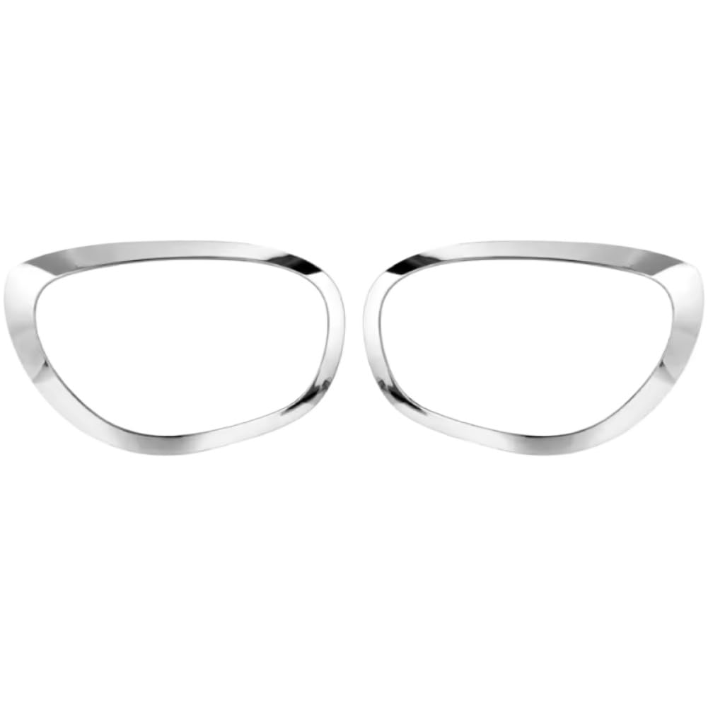 Headlight Trims Cover Rings 51137388117 51137388118 Compatible with F60 Countryman(Emitting Color: 1 Pair)