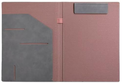 Gamire フォルダー 書き込みボード レザー A4 軽量 耐久性 持ち運び マグネットクリップ カラーバリエーション 書類収納 便利 生活 効率 シンプル ペンホルダー 契約 ビジネス メモ 業務用 家庭用 オフィス 会場 ビジネス対応 (A4-245