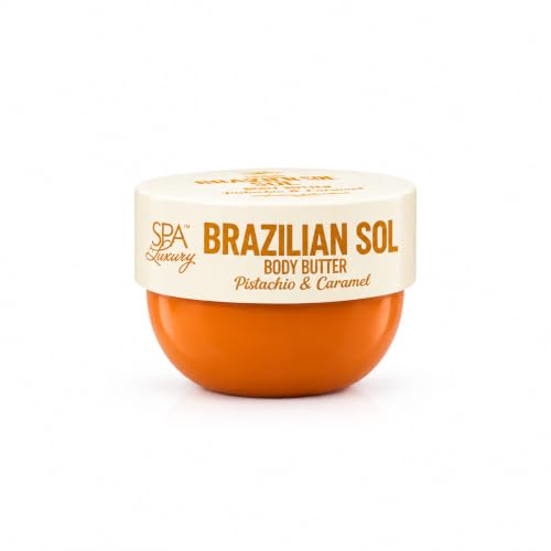 Brazilian Sol Body Butter, Pistachio & Caramel, 6 oz (170g)
