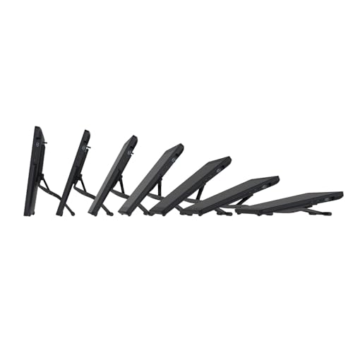 Image of HUION ST100 Adjustable Tablet Stand for Drawing Monitor | VESA 75x75 & 100x100 Compatible | 20-80 Tilt Angle | Fits Kamvas 20 /22 /24 Pro Series | Sturdy Metal Stand for 15.6+ Inch Displays (Black)