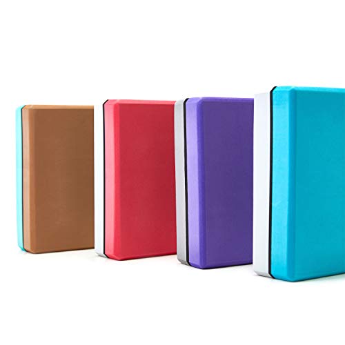 image for Haining Non-Slip Yoga Block (2 Pack) High Density EVA Foam Block for Y