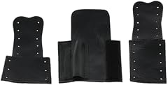 GEWA Leather Specialties Handschutz Posaune - Ledermanschetten - Set aus 3 Teilen mit Schnürverschluss - Passend für King 2B/3B/Yamaha 354