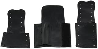 GEWA Leather Specialties Handschutz Posaune - Ledermanschetten - Set aus 3 Teilen mit Schnürverschluss - Passend für King 2B/3B/Yamaha 354