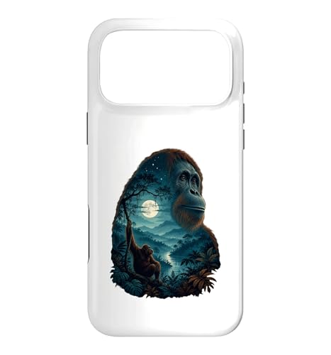 Orangutan Moonlit Forest �X�}�z�P�[�X iPhone 17 Pro Max �p
