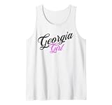 Georgia Girl - Woman and Girls Cute Distressed Pink Print. Georgians, Georgia Fans, or those that visit for a souvenir of your vacation.