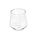 Amazon Basics Tritan Glasses, Dishwasher Safe, BPA-Free Plastic, Stemless Wine, Shatterproof, 14-oz, Clear, Set of 4