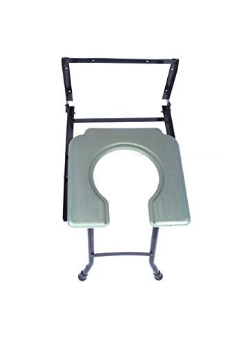 NEW NEON RANGE WALL MOUNT COMMODE STOOL FOR PATIENT HEAVY MATERIAL Suitable for Adults with Knee Pain, Recent Surgery, Pregnant Women (UPTO 100 KG) COLOR AS PER AVAILABILITY