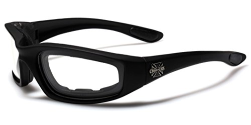 Choppers Padded Sport Sunglasses - Black, White, Silver or Pink Frame/Mirro...