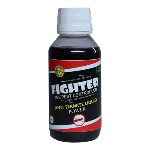 Image of FIGHTER Non-Toxic Eco-Friendly Termite Killer Liquid Concentrate for Home & Indoor Use (100ml) | Baby-Safe, Skin-Safe & Pet-Friendly | Mix with Water for Instant Action