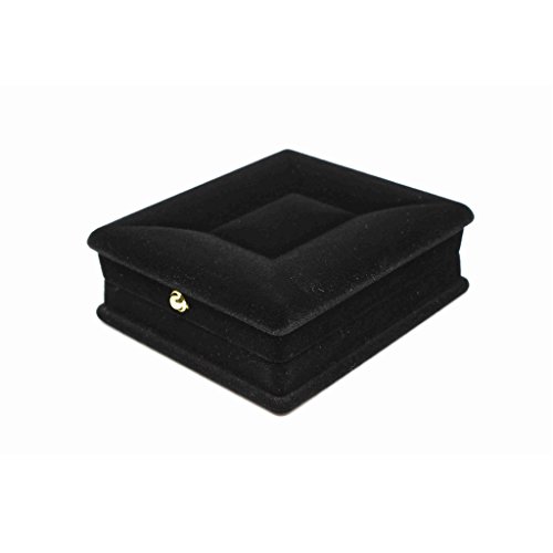 Parts Express Necklace Chain Jewelry Display Storage Box Gift Case Holder Organizer--Black #TOP5