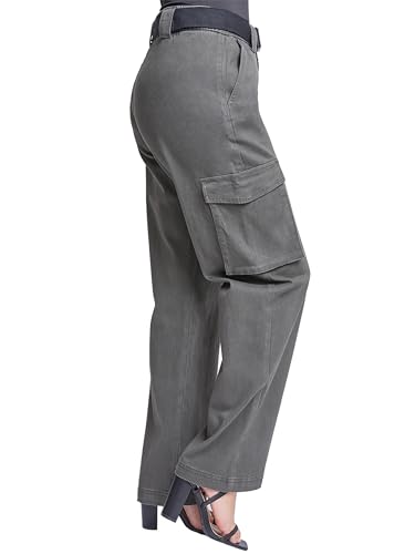 Royalty For Me Womens YMI Jeans Women’s High Rise Belted Cargo Pants2
