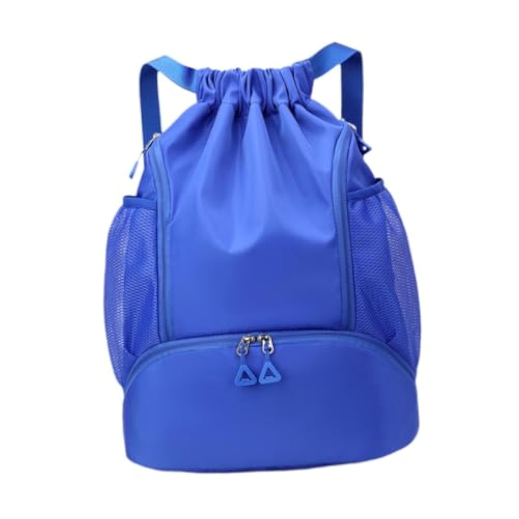 Drawstring Backpack Basketball, Blue