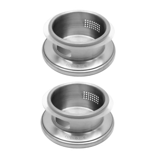VALICLUD 2 piezas Tapas para Tetera de Agua de Acero Inoxidable con Orificios para Filtrar Té de Resistentes al Calor Cubiertas Antipolvo para Jarra de Agua Fría y Caliente