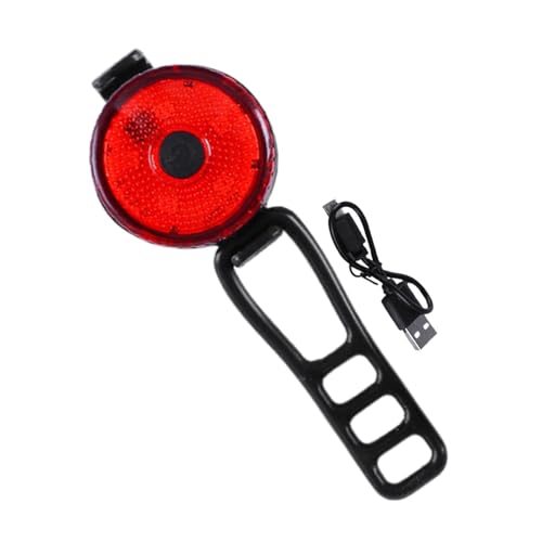 ロードバイクリアライト | USB充電式バイクテールライト,長寿命電池 安全装備 夜間走行 通勤 マウンテンバイク スクーター 大人用