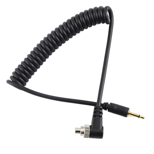 Tonysa 2.5mm to Male Flash PC Sync Cable, for Linking Many Kinds of Cameras and Flash Triggers