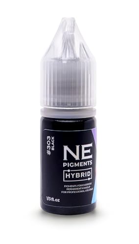 NE PIGMENTS Black Eyeliner #303 - By Elena Nechaeva - Eyeliner Ink - Permanent Makeup - Professional Tattoo Pigment