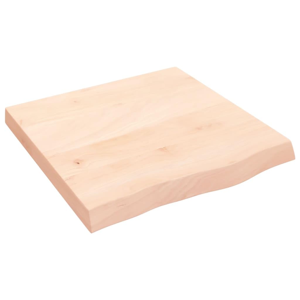 Blat stołu 60x60x(2-6) cm lite drewno dąb nieobrobiony