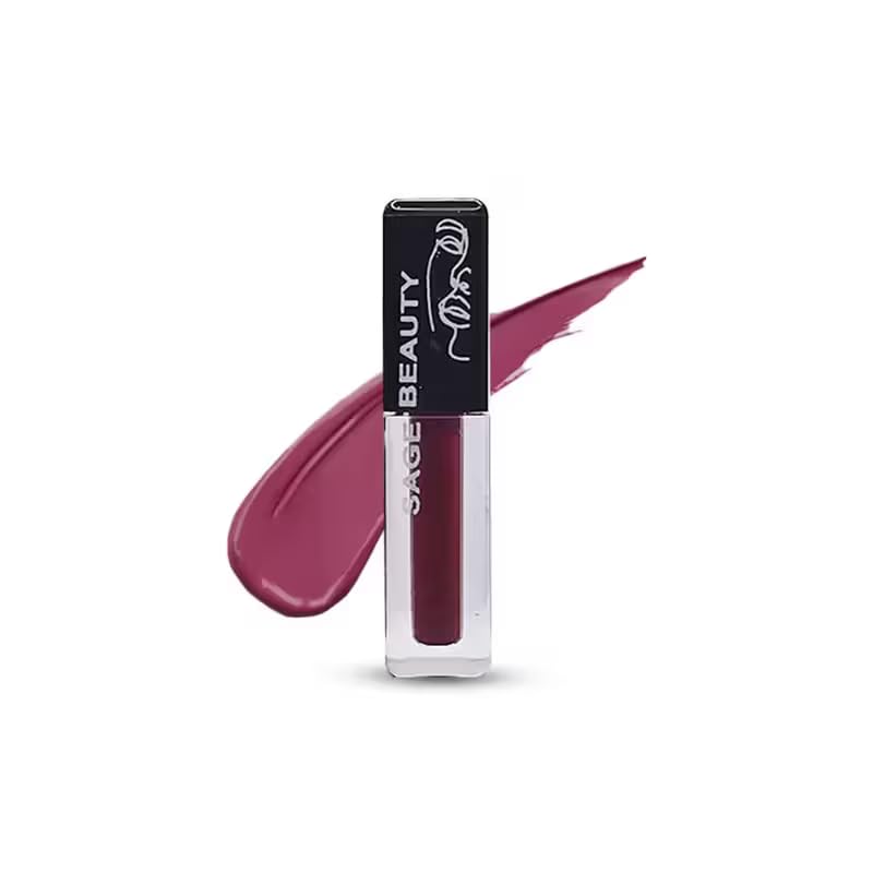 Image of Forever Matte Liquid Lipstick, Transfer-Proof, Smudge-Proof, Long Lasting, Infused with Vitamin E & Jojoba Oil - Perfect for Gifting, Wedding, Special Occasions, Travel (Brick Red)