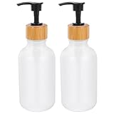 FRCOLOR 2stücke Druckpumpenflasche Wiederverwendbar Für Bodylotion Flüssigshampoo Spülung...
