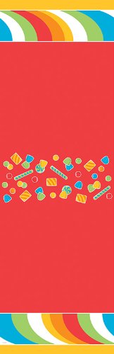 Creative Converting Sugar Buzz Tablecover Plastic Tablecover