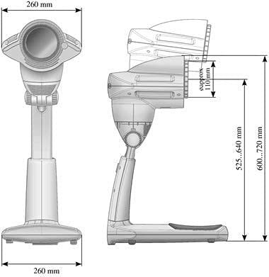 Bioptron Pro 1 By Zepter With Table Stand Featuring Fullerene Filter & Lumia Science Manual #TOP4