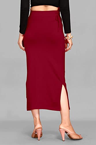 Image of ALYNE Blended Saree Shapewear Petticoat for Women, Women's Blended FullElastic with Drawstring Saree Shapewear, Skirts for Women,Shape Wear Dress for Saree