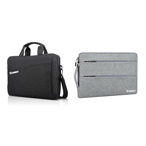 Image of KBBRD Bennett Mystic Unisex Adult Men's Laptop Bag 15.6 inch Side Shoulder Briefcase Satchel Messenger Bu