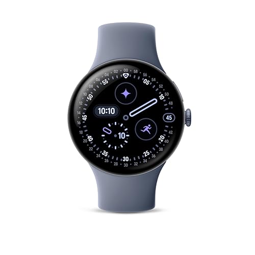 Miniatura 2 de Google Pixel Watch 4 (45 mm) - Smartwatch Android con Seguimiento de la Estado físico y Ayuda de Gemini - Caja de Aluminio en Color Piedra Lunar Satinada - Correa Deportiva en Piedra Lunar - Wi-Fi