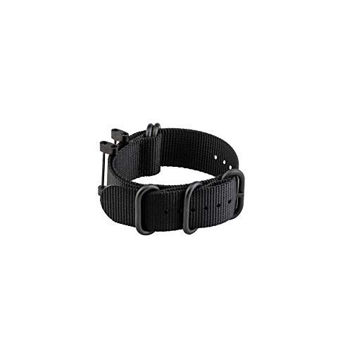 Bracelet Suunto Core nylon tressé de qualité supérieure noir 24mm - 5