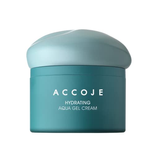 [ACCOJE] Best Korean Skin Hydrating Aqua Gel Cream, Moisturizing Cream with Jeju Black Radish Extract, Strengthens and Replenishes Skin Moisture, Natural Skin Care, Paraben & Alcohol Free (50 ml)