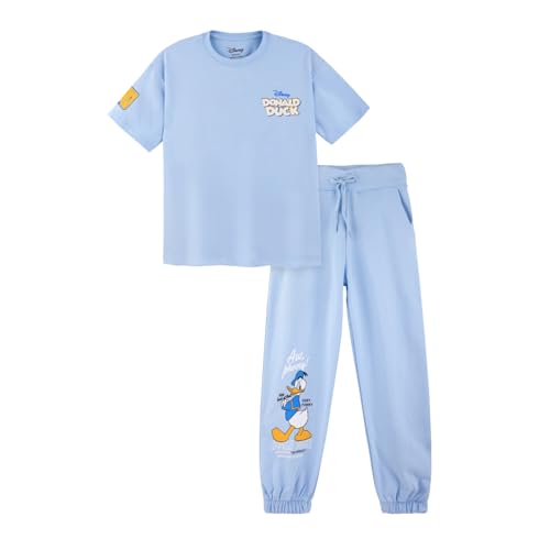 Image of Nap Chief Unisex Kids Cotton Official Characters Printed Co ord Set for Boys & Girls, Tshirt & Joggers Set for Casual Wear