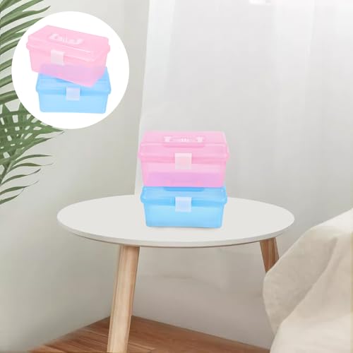 Boîte de rangement transparente pour accessoires cheveux et manucure - 5