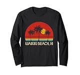 Photo Gallery waikiki beach hawaii surf surfer retrò tramonto vintage maglia a manica Photo Gallery waikiki beach hawaii surf surfer retrò tramonto vintage maglia a manica