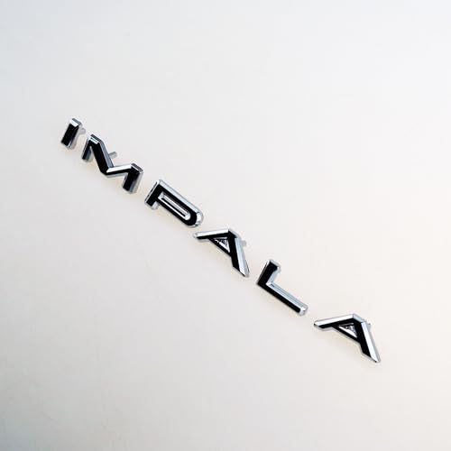 Image of 1Pc 1964 64 Impala Quarter Panel Emblems 3D Badge Letters Nameplate Replacement for Impala (Chrome)