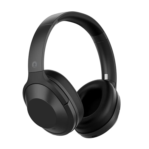 YOOZER Go ANC Wireless Over-Ear Headphones, Legendary Hybrid Active Noise Cancelling Over-Ear Headset with High-Fidelity Stereo Sound, Transparency Mode, Multifunction Control, Bluetooth 5.0, Black