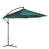 GRAN DIÁMETRO: Ofrece una estupenda zona de sombra gracias a su diametro de Φ300CM, que puede ser apto para patio, jardines y piscinas. Combina perfectamente con otros muebles de jardín. Con una altura de 260-330 x 305cm.