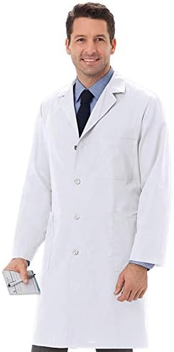 Meta - 6116-11-SZ XL 6116-11-SZ Unisex Poly-Cotton Lab Coat, White, X-Large (46-48)