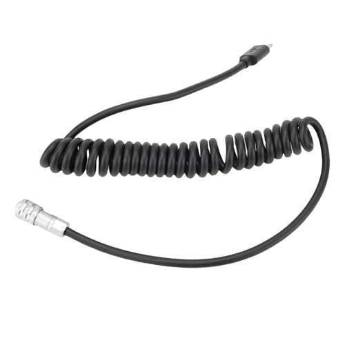 Cable USB C para BMPCC evite cortes de energía en rodaje con diseño espiral 6